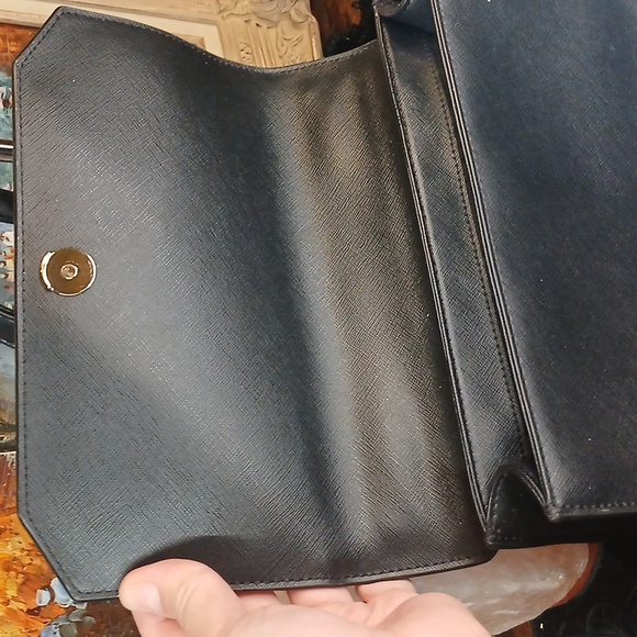 DKNY Black Crossbody Bag with Gold Hardware - Picture 11 of 17